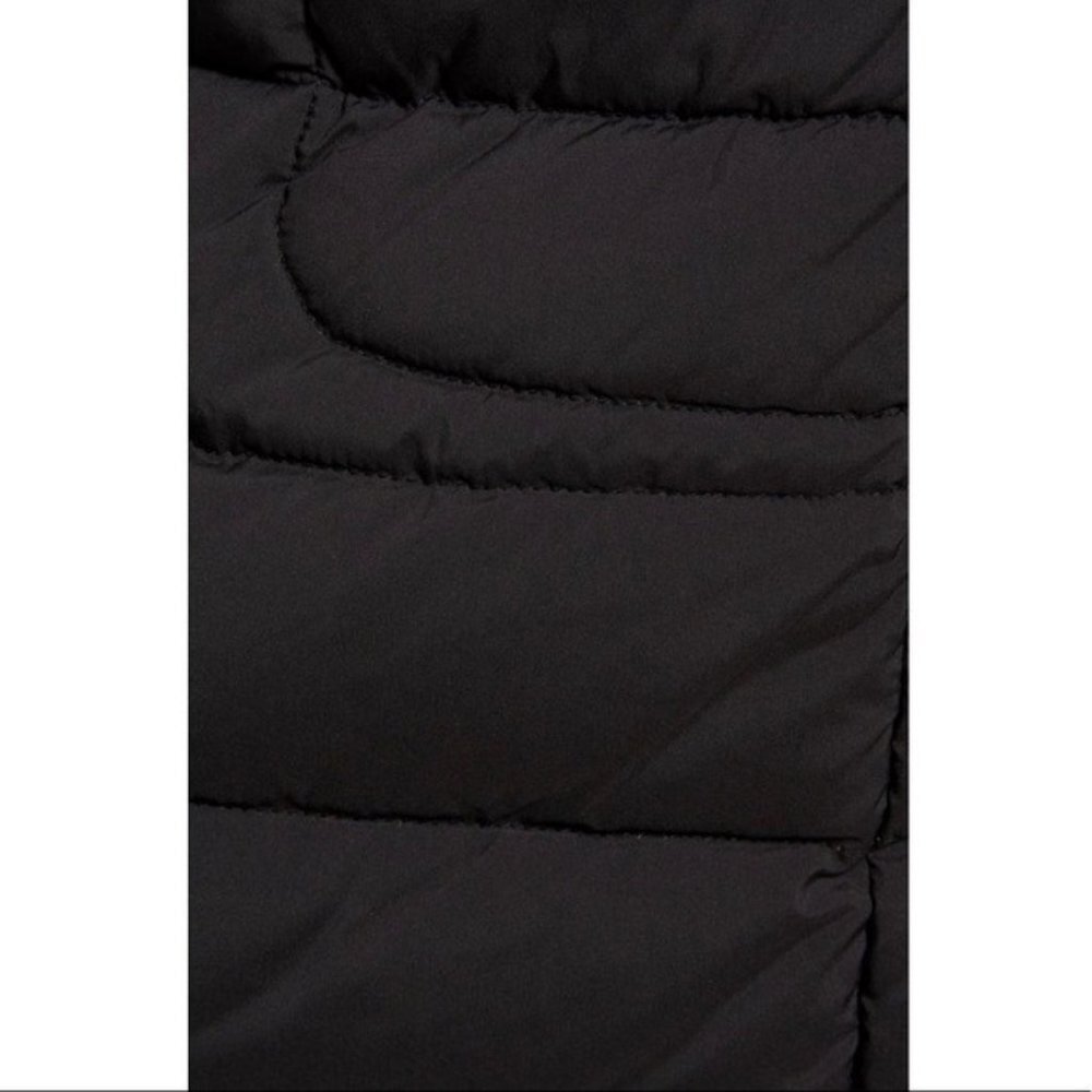 Bernardo Channel Quilted Fleece Lined Packable Hooded Puffer Jacket NWT XS Black - Picture 5 of 6